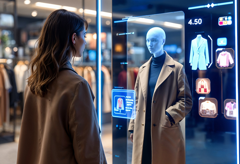 Provador virtual: RFID para interatividade e vendas